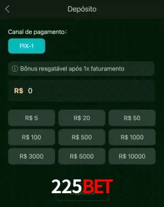 deposits 225BET